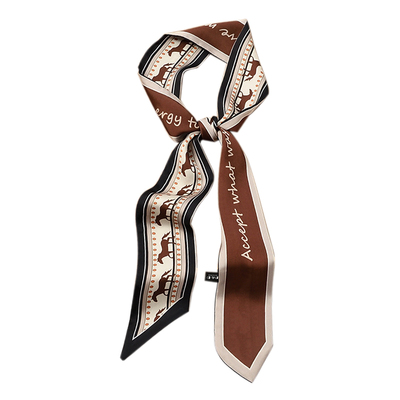 丝巾小长条女复古高级感衬衫