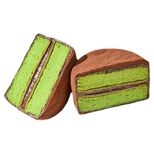 碧翠园泥巴派梦龙派巧克力抹茶黑巧蛋糕点心健康零食蓝莓可可夹心