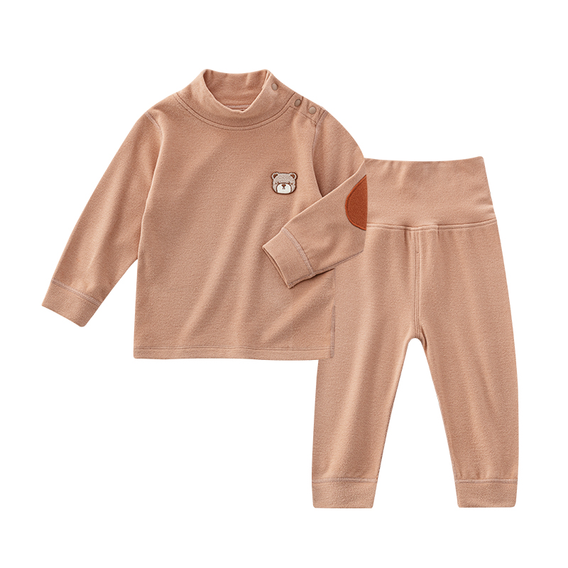 男女宝宝保暖内衣套装高领高腰加厚儿童睡衣婴儿秋衣秋裤秋冬德绒