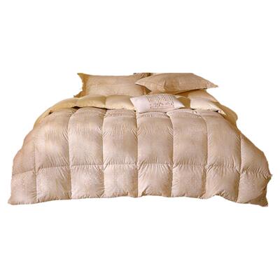 水星家纺90白鸭绒国风羽绒冬被