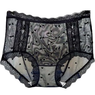 彩田内裤女网布蕾丝透明中腰1A385高腰1A513速干包臀茶多酚底裆夏