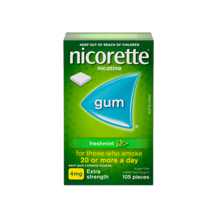 力克雷Nicorette尼古丁戒烟零食神器薄荷口香糖4mg*105片*3盒nrt