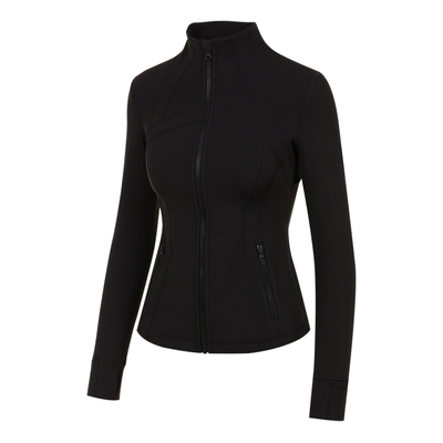 凡圣瑜伽服秋新款经典修身显瘦加绒运动健身瑜伽外套F14872