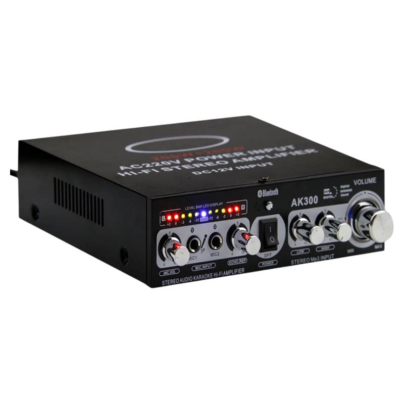 12V小功率HIFI高保真无损发烧级功放迷你放大器蓝牙5.0卡拉OK歌