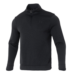 安德玛UA半拉链长袖男士2026春季新款加绒运动健身长袖T恤6003722