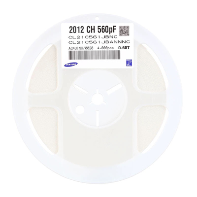 原装 0805贴片电容 560pF (561J) ±5% 50V CL21C561JBANNNC 50只