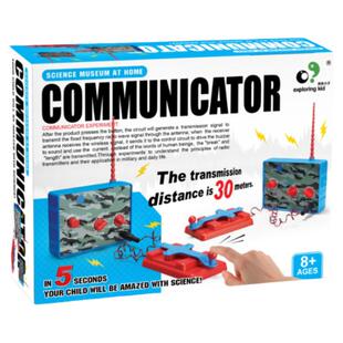 摩尔斯密码老式无线电发报机儿童DIY简易电报机模型科教实验玩具