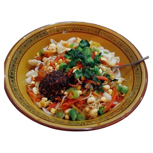 正宗陕西麻食荞面圪坨全麦麻什烩麻食猫耳朵荞麦面食手工圪团粗粮