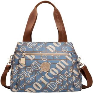 盛装舞步轻巧时尚帆布大包多层休闲单肩包旅游包X31