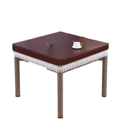 皮桌布防水防油防烫免洗餐桌茶几取暖桌电炉罩套加厚家用麻将桌罩