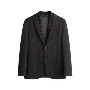 杉杉可拆卸羊毛西服2025冬季新款男士单西装加厚保暖抗皱正装外套