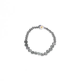 GD权志龙同款雏菊pmo字母反战手链PEACEMINUSONE百搭个性情侣手环