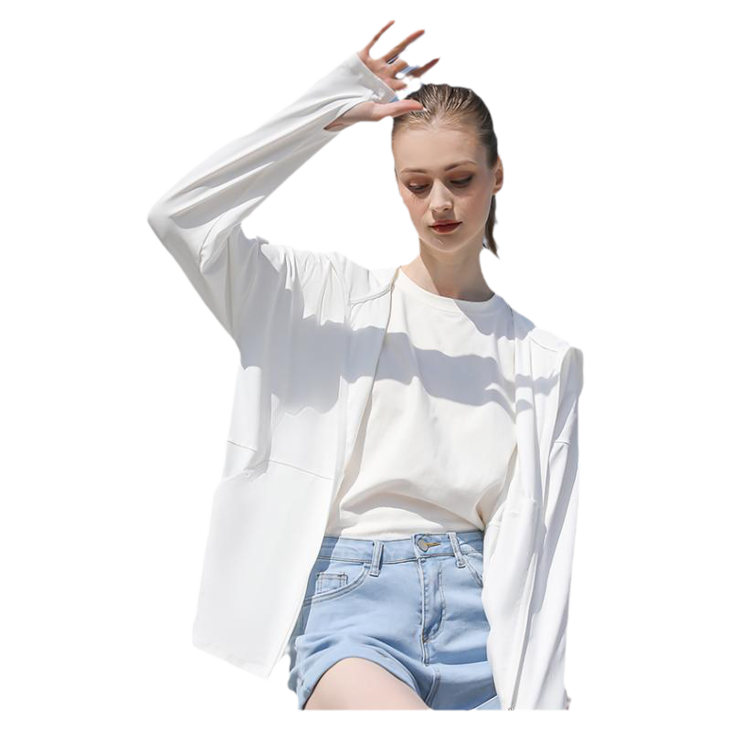 觅橘冰感防晒衣修身款落肩款