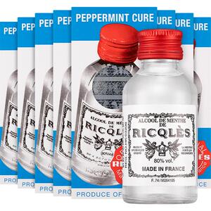 【自营】RICQLES利佳薄荷水双飞人驱蚊止痒消暑肚痛港版50ml*8件