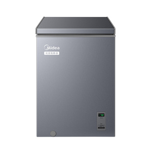 【新品】美的100升冰柜家用小型商用冷藏冷冻冰箱超低温两用冷柜
