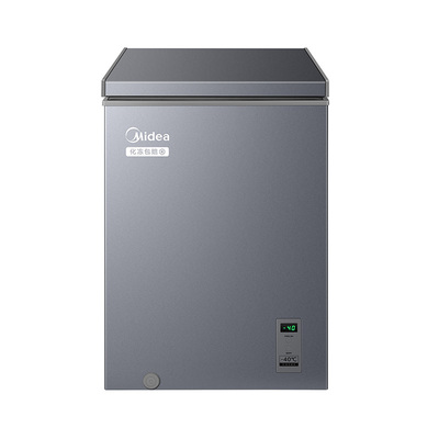 【新品】美的100升冰柜家用小型商用冷藏冷冻冰箱超低温两用冷柜