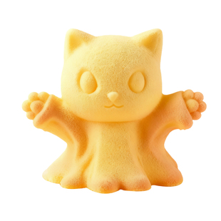 小猫慕斯蛋糕模具食品级硅胶巧克力甜品法式可爱卡通幽灵猫咪磨具