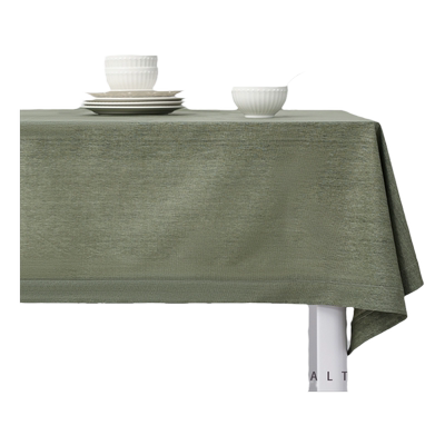 防水绿色桌布日式风格