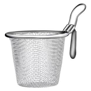 火锅漏勺专用厨房家用挂边粉篱捞面勺漏网油炸过滤网篮不锈钢漏筐