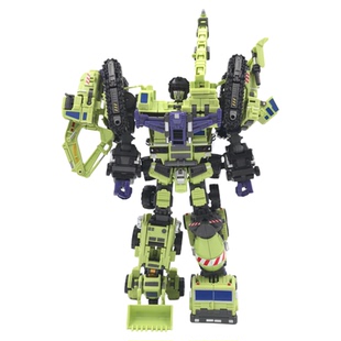 变形玩具MT金刚大力神组合体挖地虎六合一绿色霸天虎拆盒配件现货