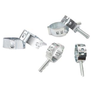 汽车安全气囊卡箍/适用于硬管紧固/镀锌带钉单耳/力底大安全性好