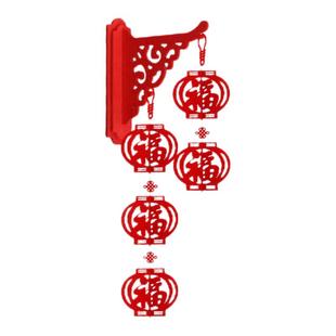 2026新年马年立体福字壁挂灯笼装饰挂件壁挂节庆乔迁新居室内氛围