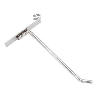 铁片折弯网格网片挂钩加粗超市货架网片挂钩黑色白色银色厂家直供