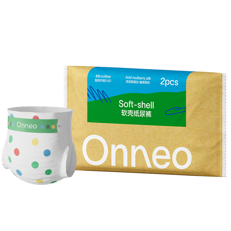 【新人专享】Onneo昂乐软壳拉拉裤试用装超薄纸尿裤婴儿尿不湿1包