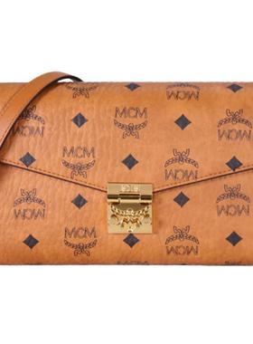 【自营】MCM Millie Visetos 信封包中号单肩斜挎送礼mcm时尚女包