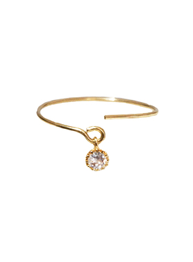 新品9折优惠UNELGE简约小钻戒指日常通勤精致叠戴ins网红百搭款女