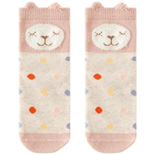 卡拉美拉儿童袜子2026秋季男童女童袜子可爱卡通小宝宝婴儿中筒袜