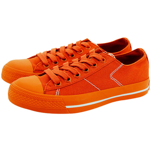 iSTEP小众设计感帆布鞋 女低帮印花果冻底休闲百搭板鞋