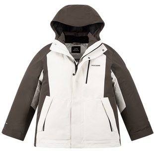 【商场同款】太平鸟男装连帽撞色羽绒服冬新款御寒外套B2ACF4519