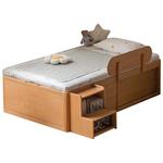 源氏木语实木儿童床男孩女孩半高床护栏榻榻米收纳单人成人储物床