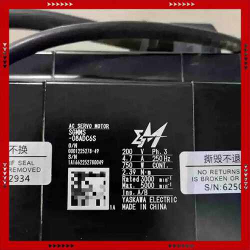 【询价】安川电机，SGMMS-08ADC6S，750W，，功适用