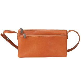 漫色植鞣头层牛皮横款手机包女真皮复古超薄款单肩斜挎迷你小方包