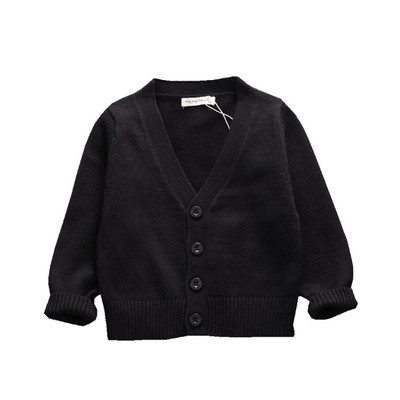 爆款v领男女春秋季单排扣毛线衫