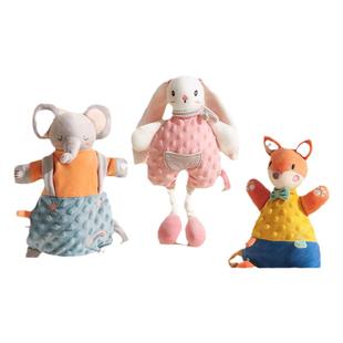 贝肽斯安抚玩偶睡觉神器婴儿宝宝兔子安抚巾哄睡玩具可入口啃咬