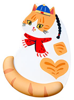 故宫官方宫猫来福鼠标垫