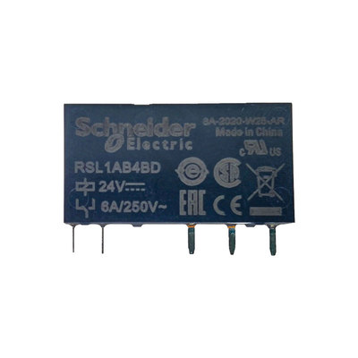正品施耐德RSL1AB4BD薄片继电器