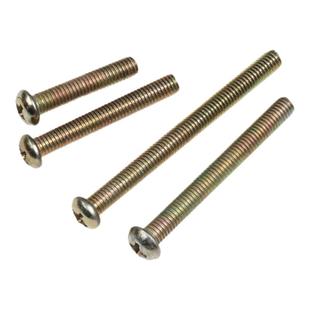 M2M2.5M3M4M5M6M8镀锌十字盘头螺丝钉圆头螺栓 GB818开关面板螺杆