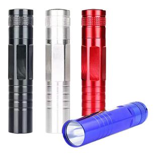 一节5号AA电池款小型手电学生家用铝合金手电筒LED便携迷你小手电