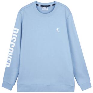 乔丹加绒卫衣男士冬季新款宽松保暖圆领男装官方正品休闲长袖上衣