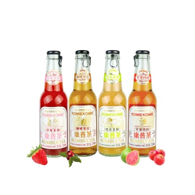 KOMIE康普茶发酵气泡茶佛手柠檬