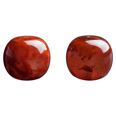 原矿南红玛瑙老型单珠散珠