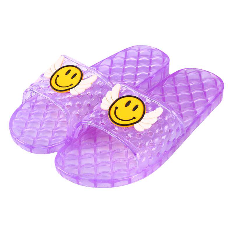 夏季女人室内居家浴室塑料防滑软底PVC水晶透明大码凉拖鞋不臭脚