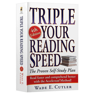 三倍速英语阅读 英文原版 飞速提高你的阅读速度Triple Your Reading Speed 词汇学习工具书籍搭word power made easy韦氏词典小绿