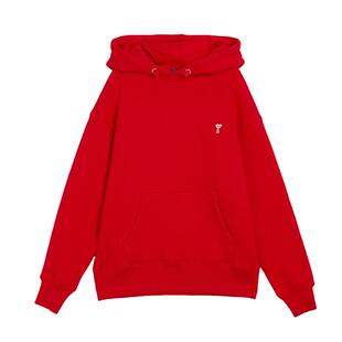 suntomorrow儿童卫衣2025秋冬新款女童红色加绒连帽外套休闲上衣