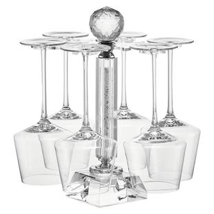 欧式水晶高脚杯红酒杯家用醒酒器杯架套装轻奢高档勃艮第葡萄酒杯