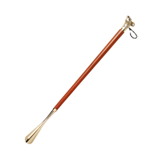 新款老鼠头高档金属实木鞋拔穿鞋帮手鞋抽不弯腰男女通用